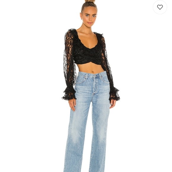 **1 XS Left**For Love and Lemons Quinn Crop Top - Picture 5 of 8